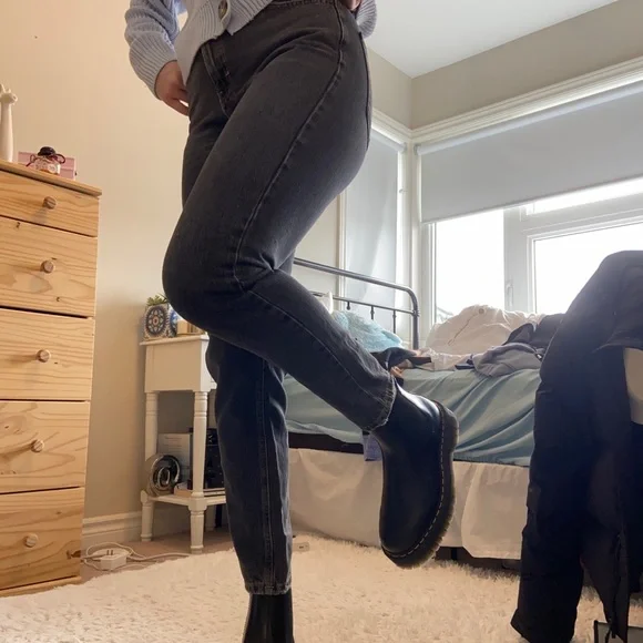Topshop Black Jeans - Picture 2 of 2